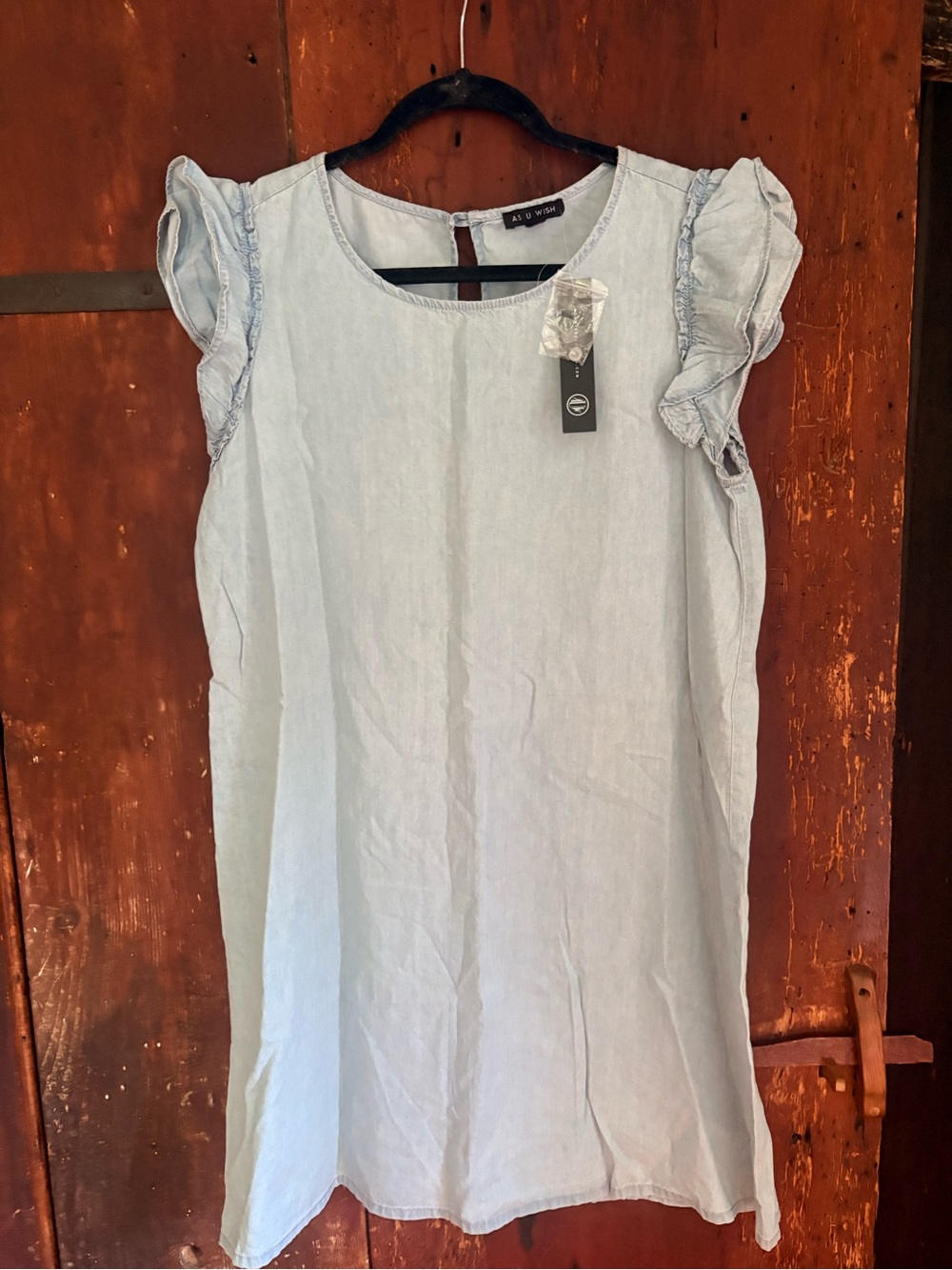 NWT! Light weight denim dress